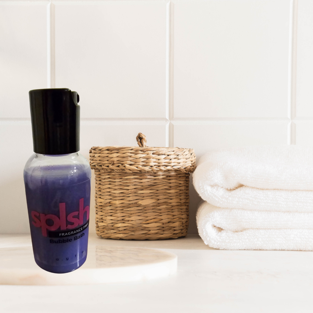 Purple- Fragrance Free Bubble Bath - 2 oz travel